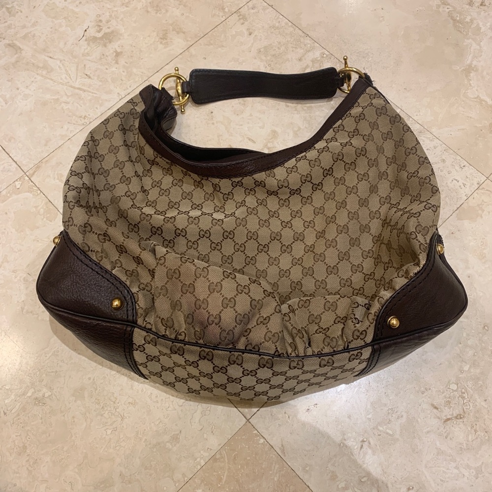 Gucci GG canvas hobo